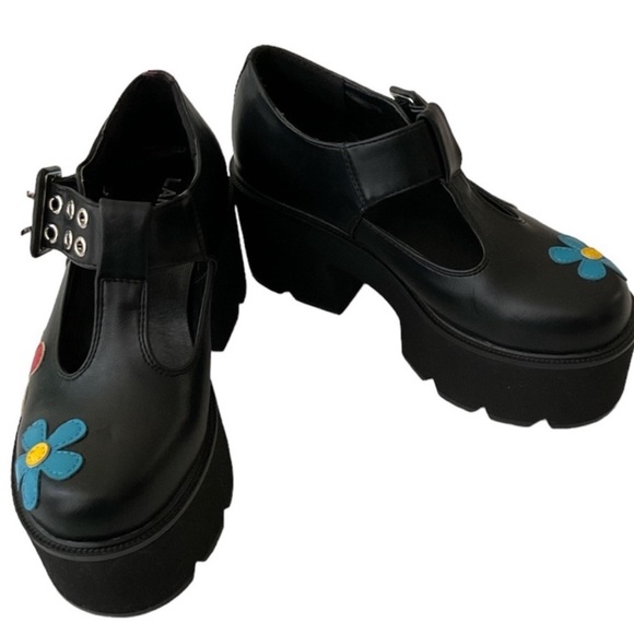 New La Moda Watch Me Chunky Mary Jane Cosplay Platform 9.5 shoe. NWOT - Picture 5 of 6